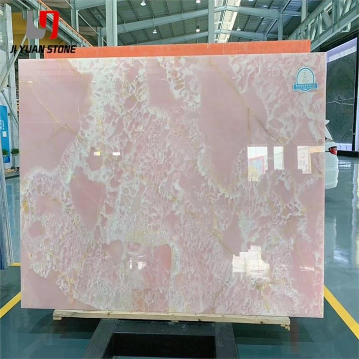 Azulejo de mármol rosa