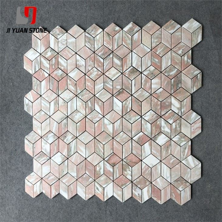 Pink Marble Mosaic Tile