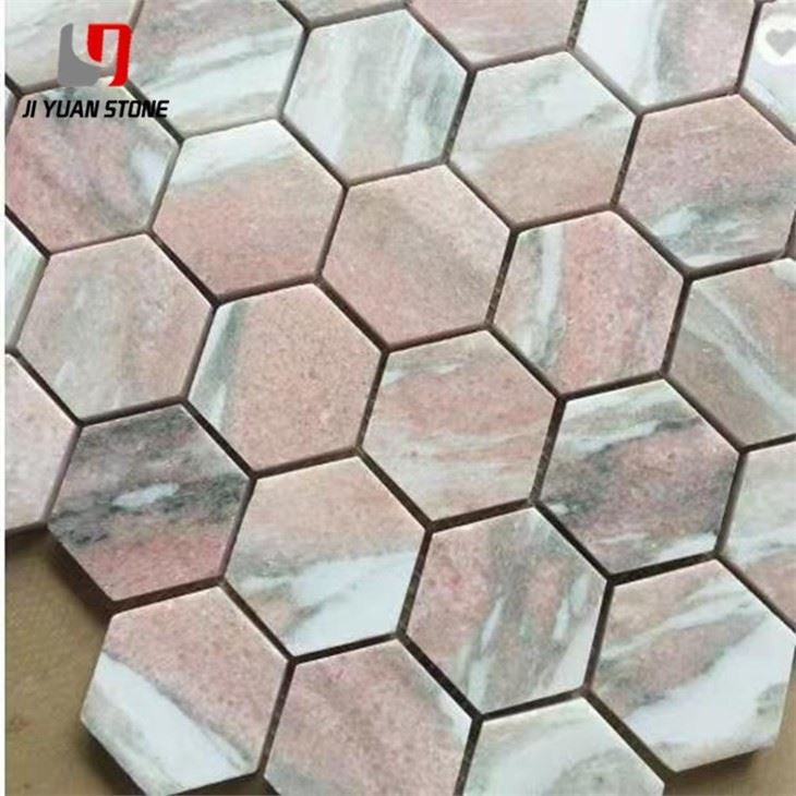 Pink Marble Mosaic Tile