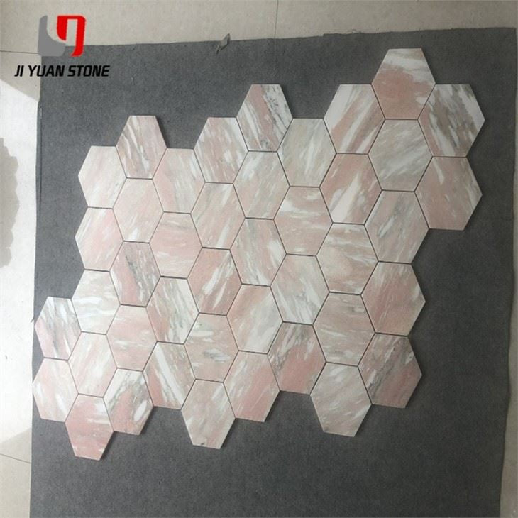 Pink Marble Mosaic Tile