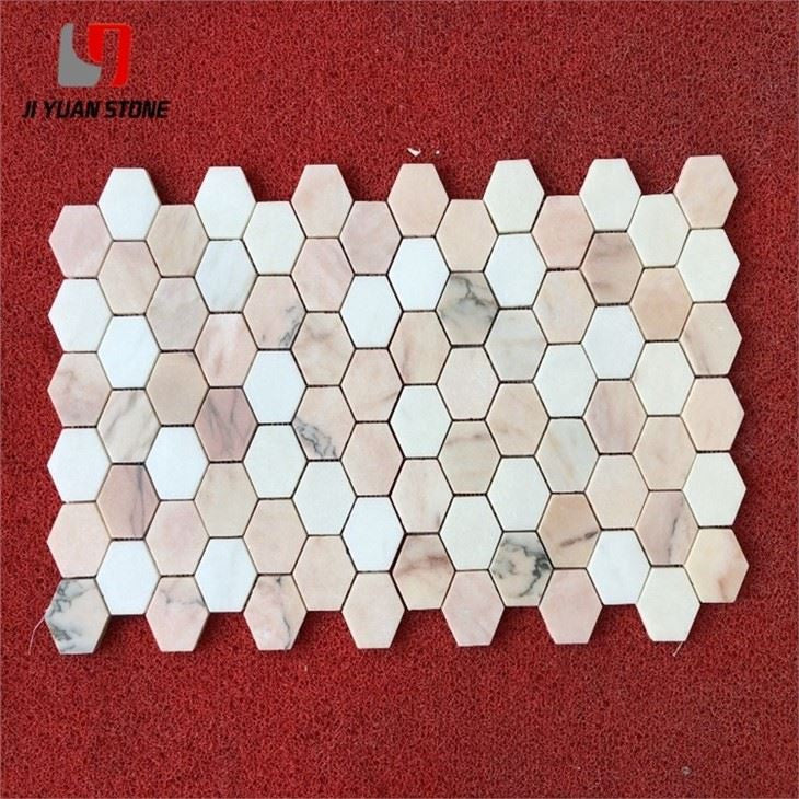 Pink Marble Mosaic Tile