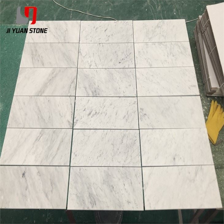 Polished Carrara Marble Tile