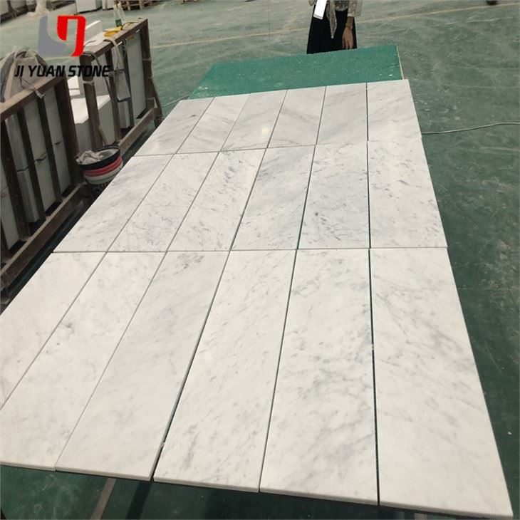 Polished Carrara Marble Tile