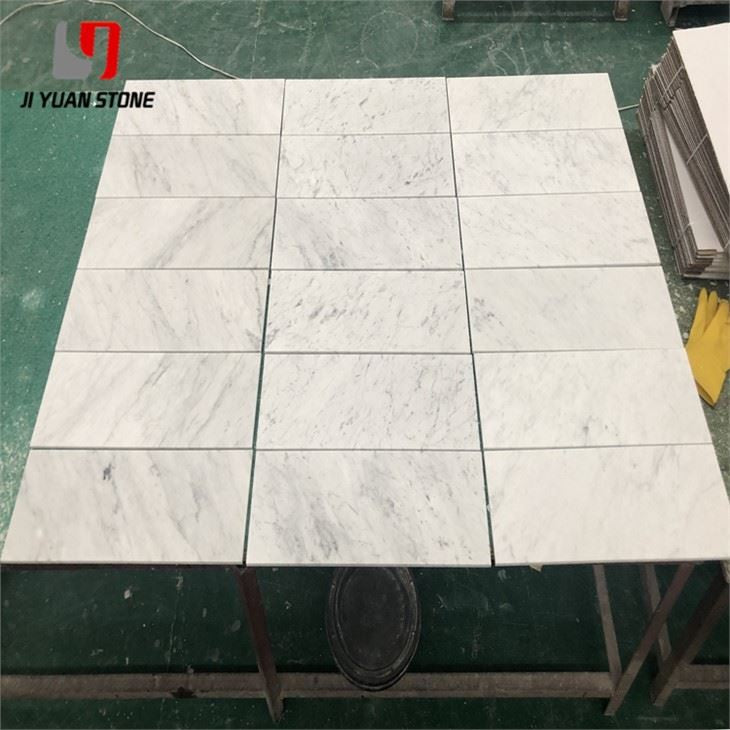 Polished Carrara Marble Tile