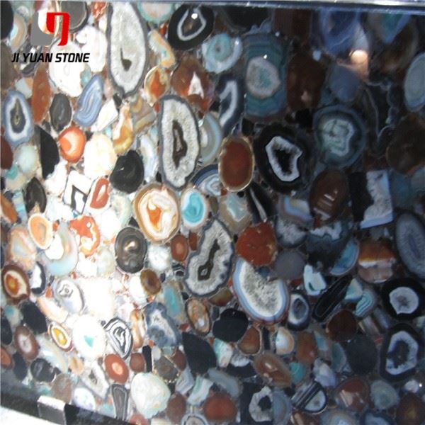 Multicolor Semi Precious Stone Slab