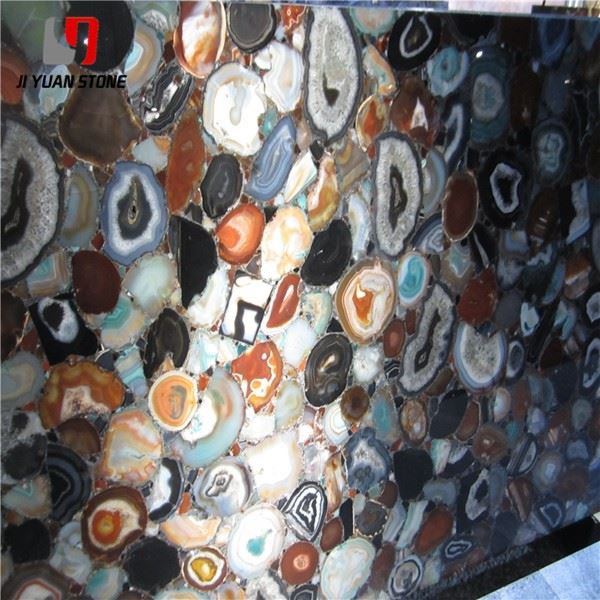 Multicolor Semi Precious Stone Slab