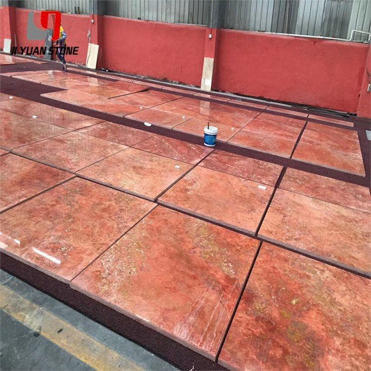 Red Travertine Tile