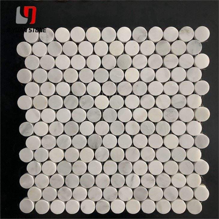 Round Marble Mosaic Tile
