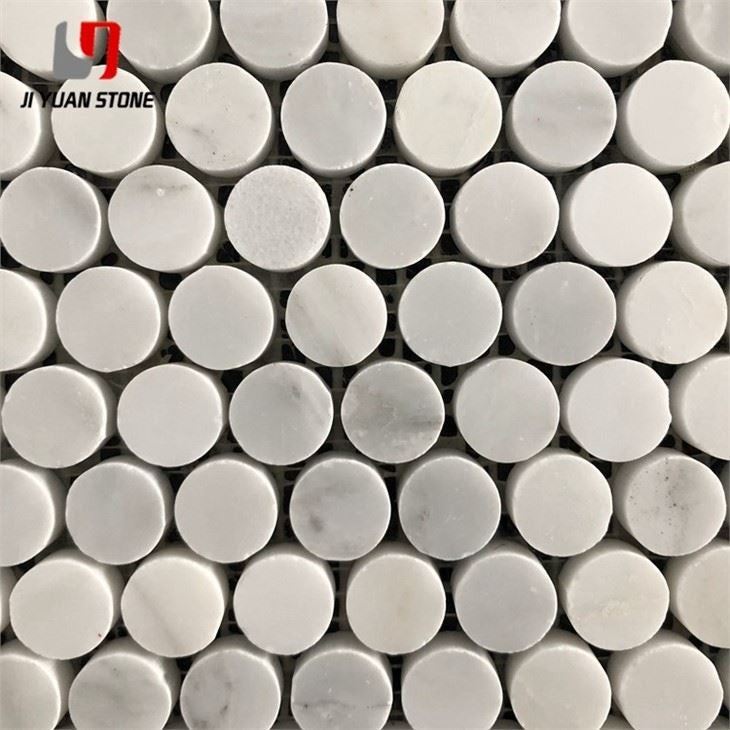 Round Marble Mosaic Tile