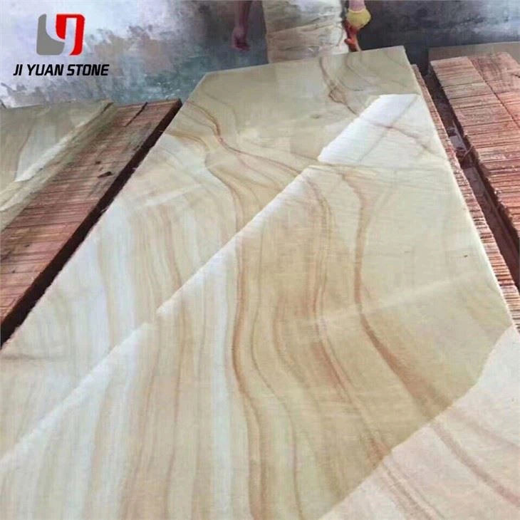 Rainbow Sandstone Patio Slabs
