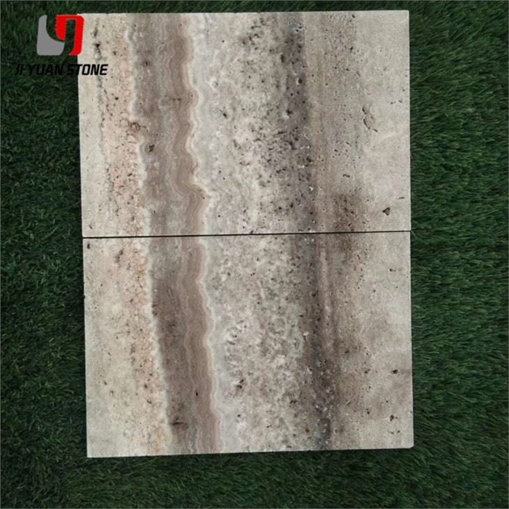 Silver Travertine Honed And Filled