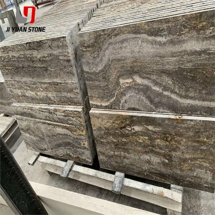 Silver Travertine Honed And Filled