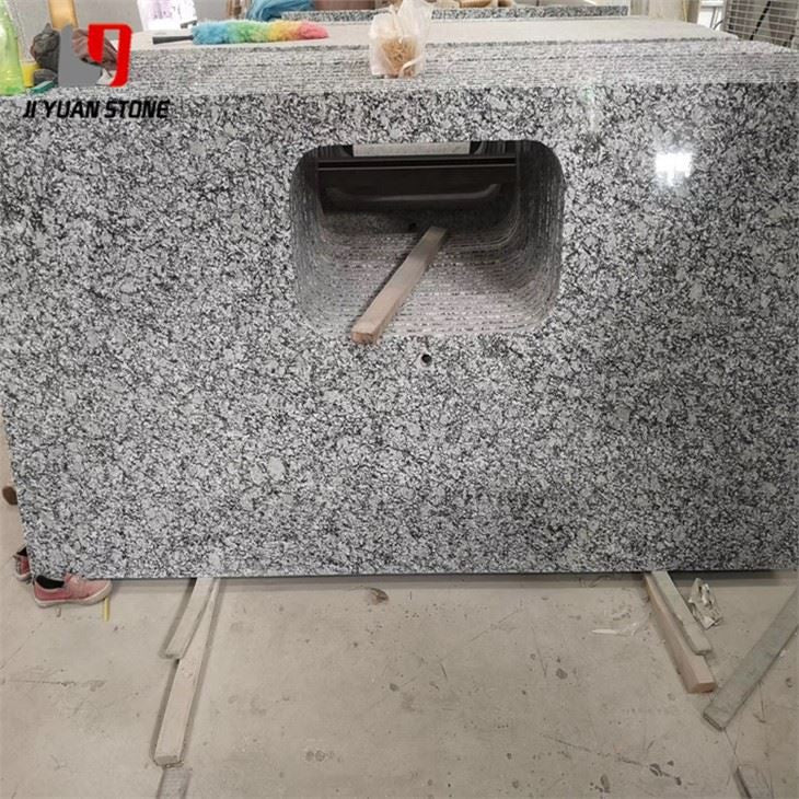 Encimera de tocador de cuarzo negro
