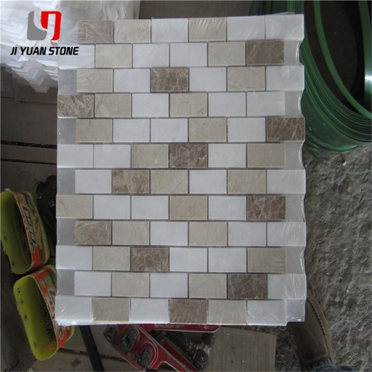 Honed Marble Mosaic Subway Tile