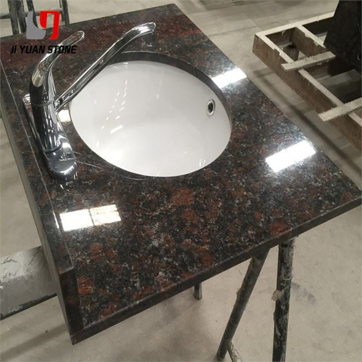 Tan Brown Granite Bathroom Vanity Top