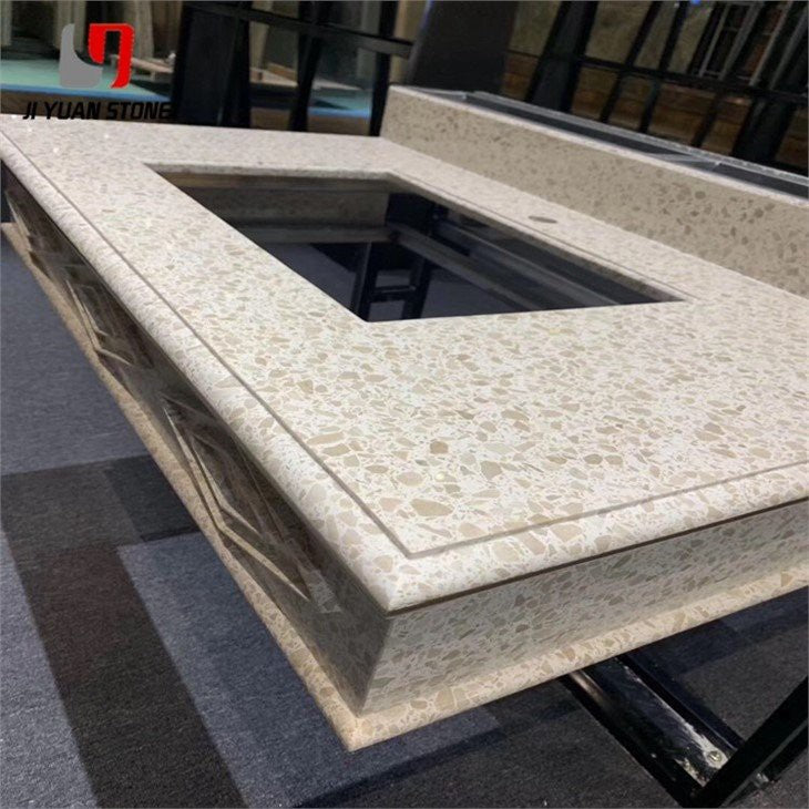 Encimera de hormigón de terrazo