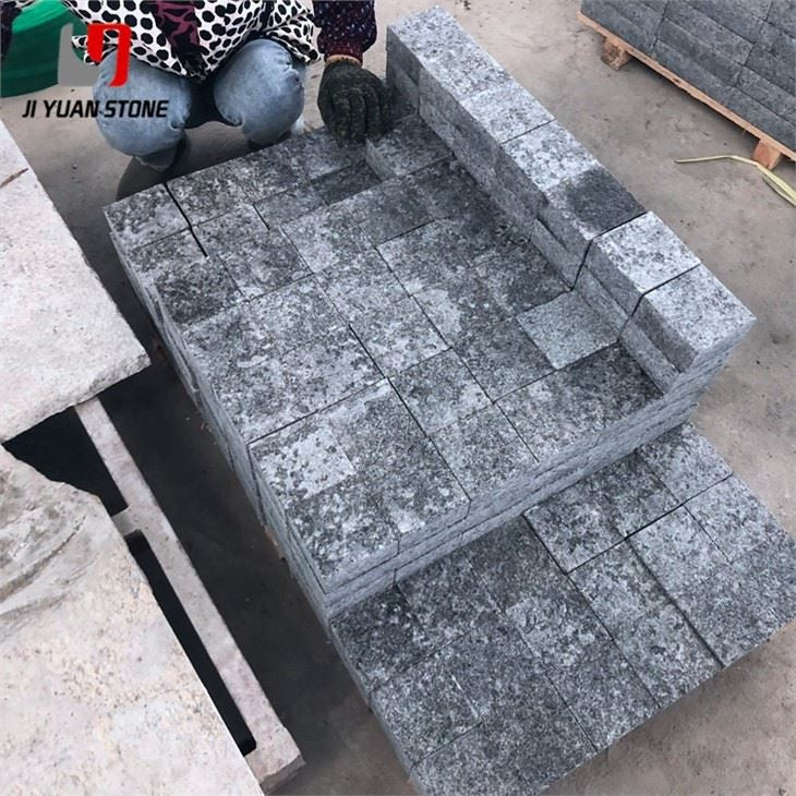 Bordillo de granito negro