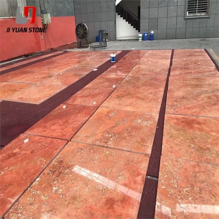 Red Travertine Marble