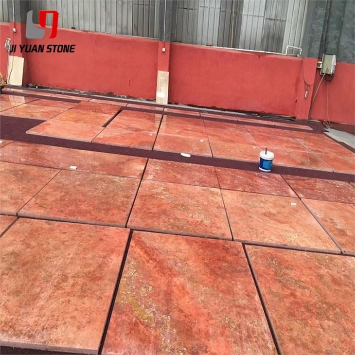 Red Travertine Marble