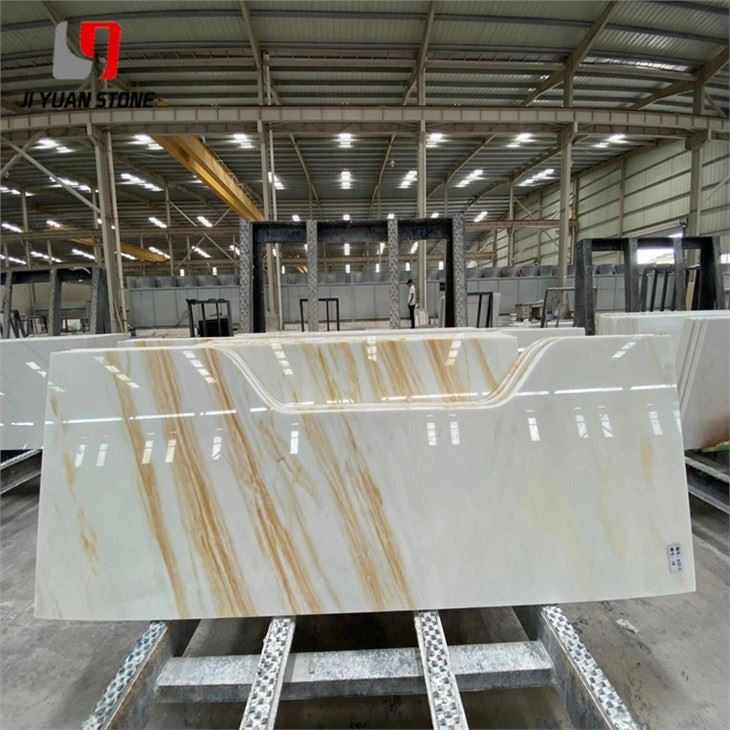 White And Gold Marble
