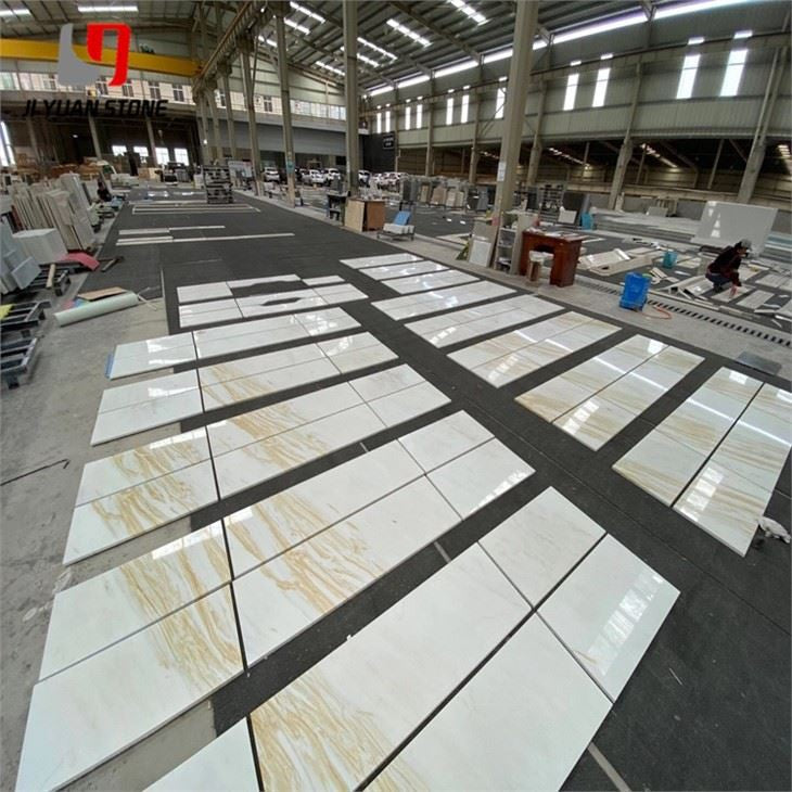 White And Gold Marble