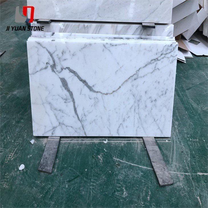Azulejo de mármol blanco de Carrara