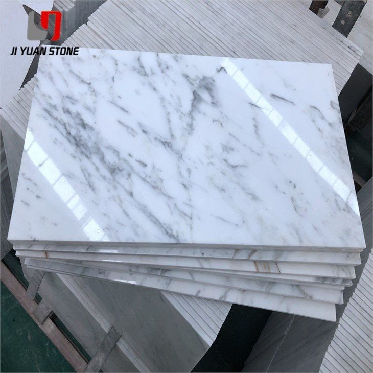 Azulejo de mármol blanco de Carrara