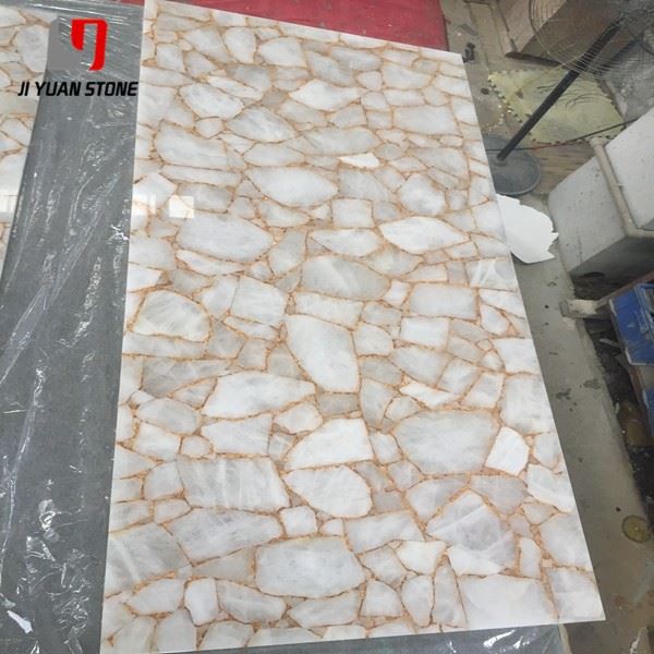 White Agate Tile