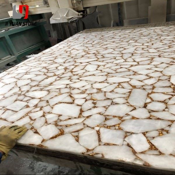 White Agate Tile