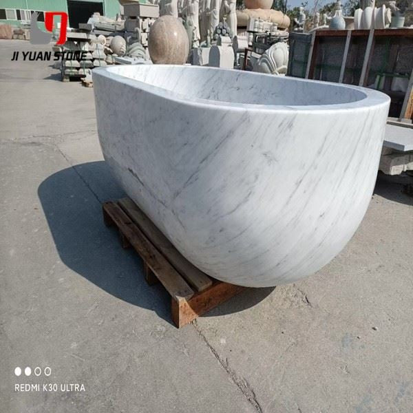 White Marble Bathtub