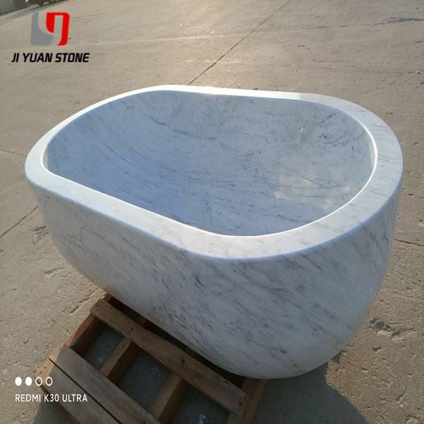 Lavabo redondo de mármol