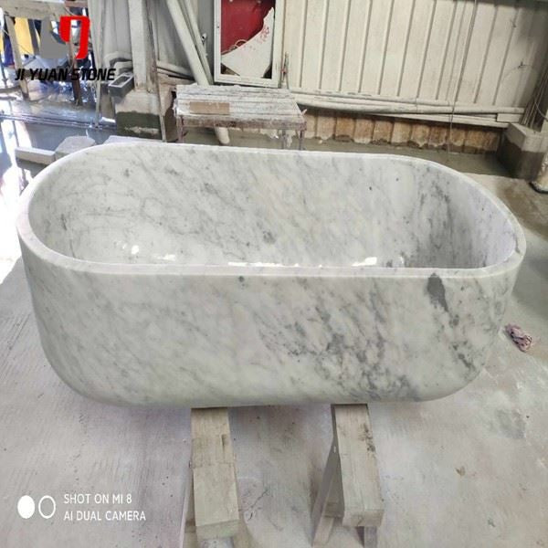 Lavabo redondo de mármol