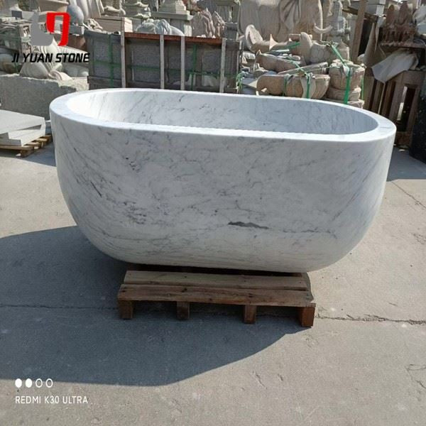 Lavabo redondo de mármol