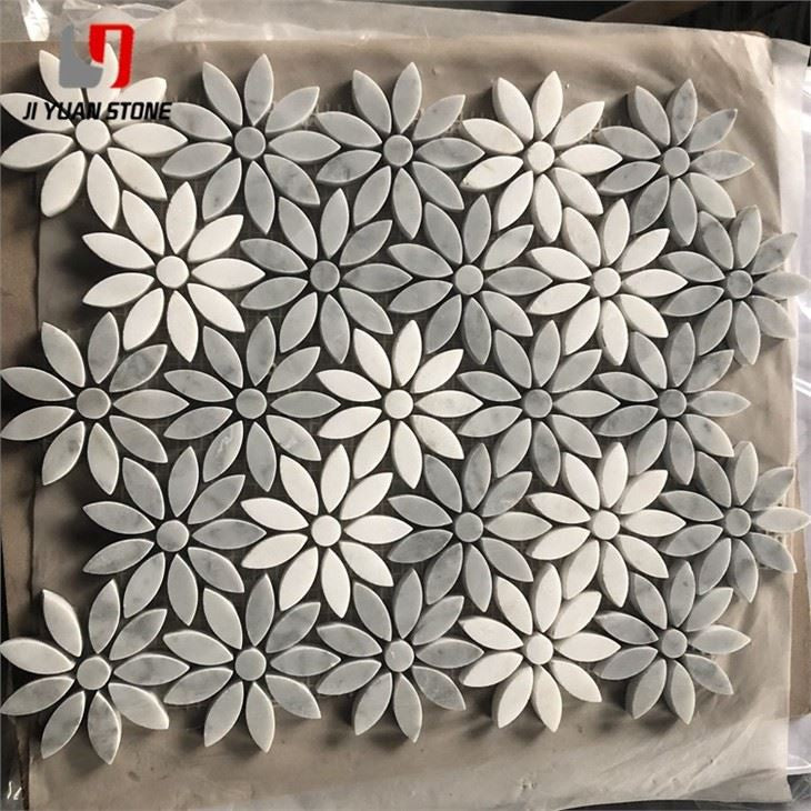 Marble Flower Mosaic Tile
