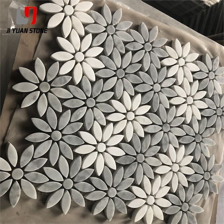 Marble Flower Mosaic Tile