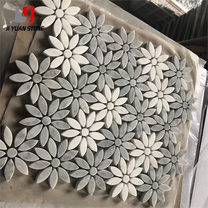 Marble Flower Mosaic Tile