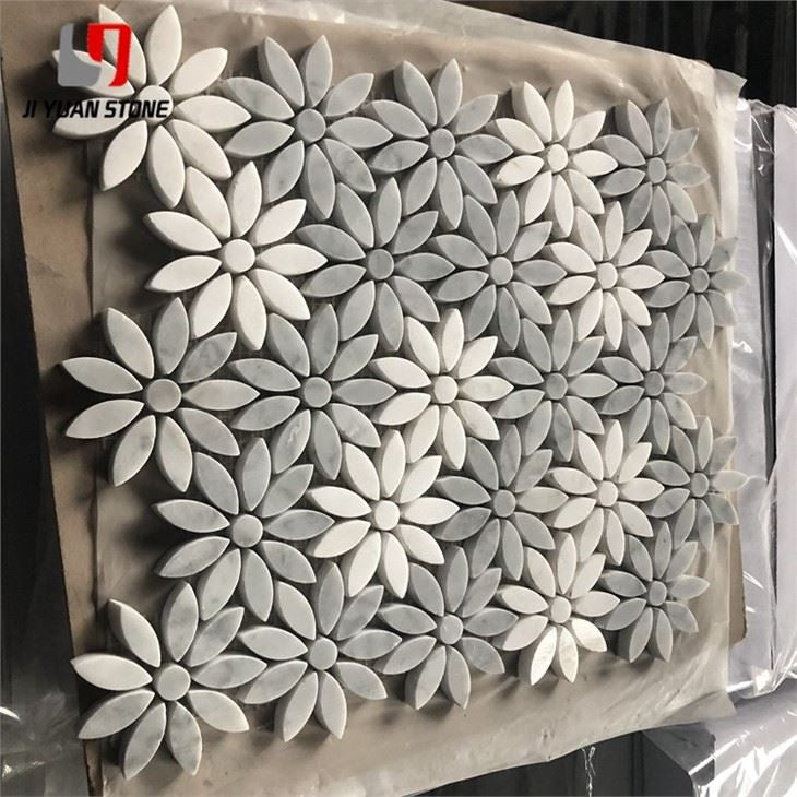 Marble Flower Mosaic Tile