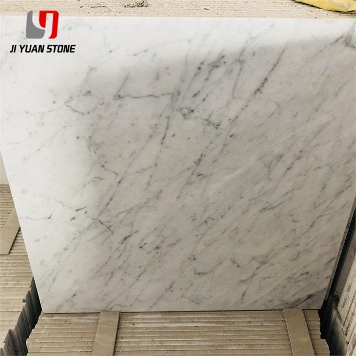 White Marble Tile Bathroom