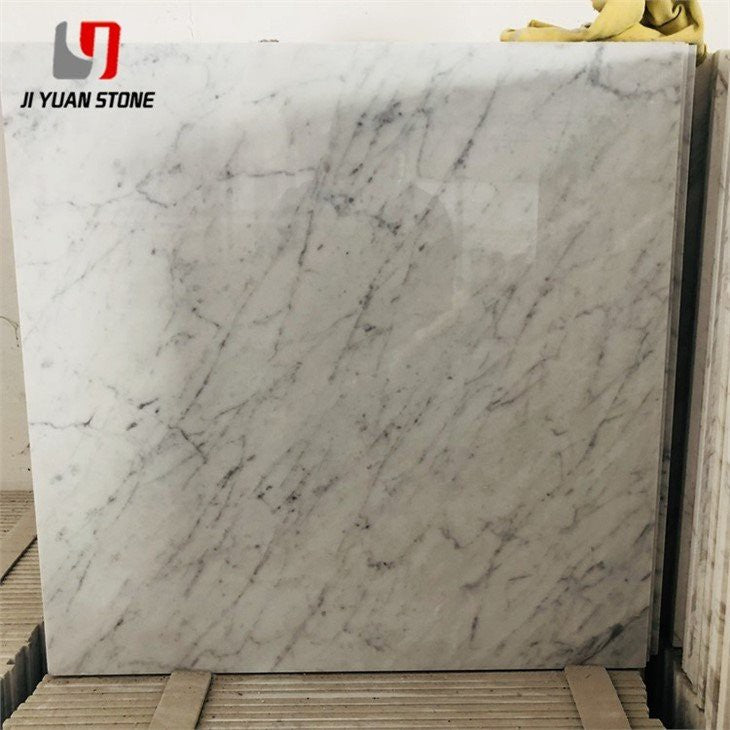 White Marble Tile Bathroom
