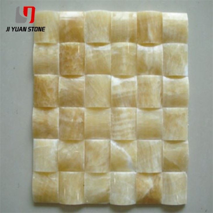 Mosaïque en onyx miel