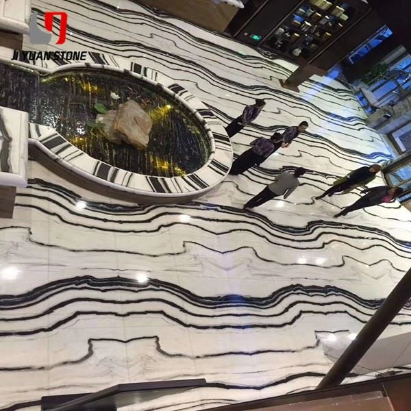 White Panda Marble Slab