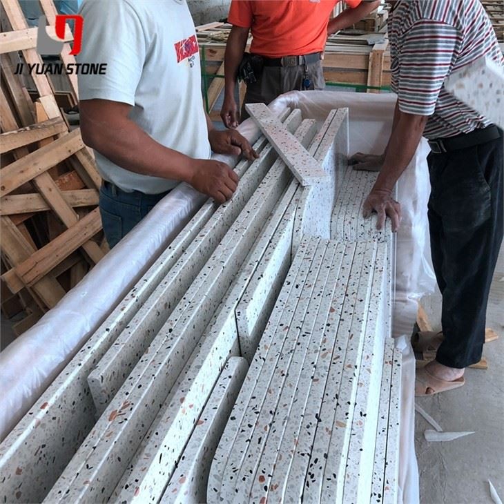 Encimera de hormigón de terrazo