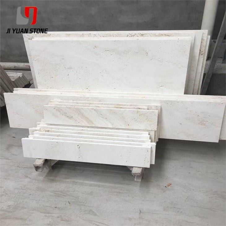 White 12x24 Travertine