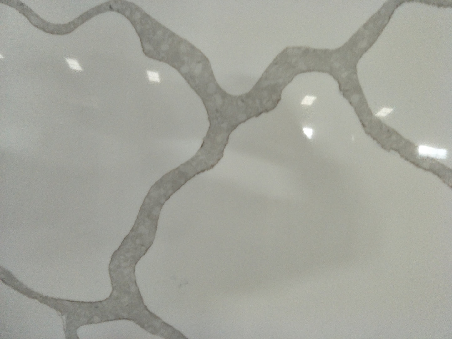 Engineered Calacatta White Quartz