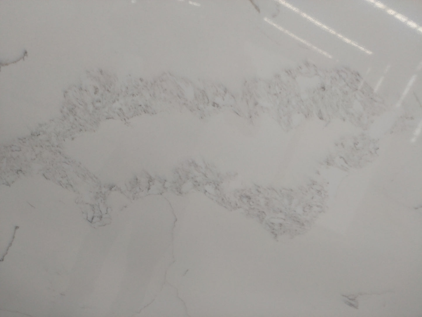 Engineered White Quartz Stone for Kitchen Countertops