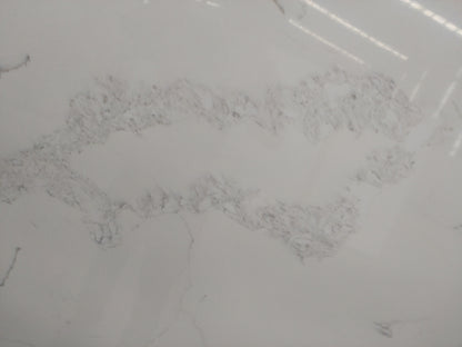 Engineered White Quartz Stone for Kitchen Countertops