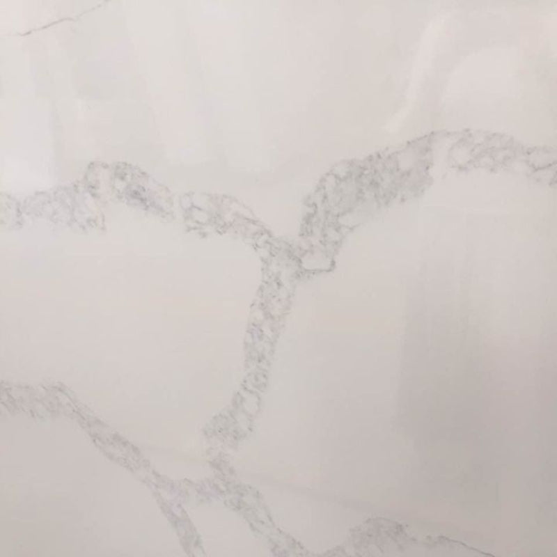 White Quartz Stone with Calacatta Veins